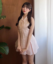 OLIVE des OLIVE | ノースリーブシャツミニワンピース(ワンピース)