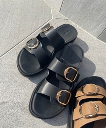 ikka | ダブルバックル付きベルトサンダル(サンダル)