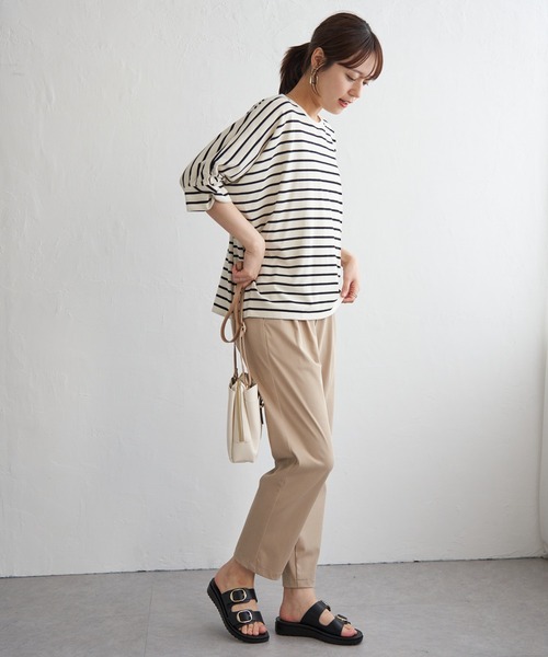 ikka（イッカ）の「ダブルバックル付きベルトサンダル（サンダル・レディース・ブラック/オートミール・M/L）」の21枚目の写真