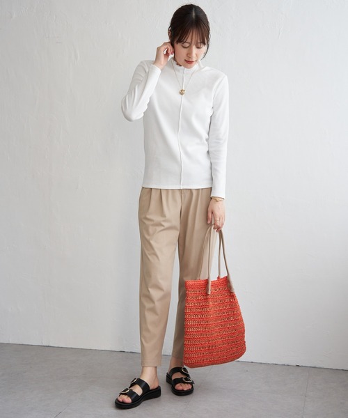 ikka（イッカ）の「ダブルバックル付きベルトサンダル（サンダル・レディース・ブラック/オートミール・M/L）」の20枚目の写真