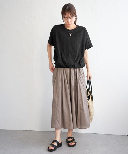 ikka（イッカ）の「ダブルバックル付きベルトサンダル（サンダル・レディース・ブラック/オートミール・M/L）」の19枚目の写真