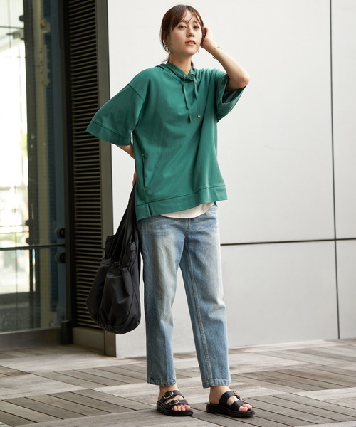 ikka（イッカ）の「ダブルバックル付きベルトサンダル（サンダル・レディース・ブラック/オートミール・M/L）」の15枚目の写真