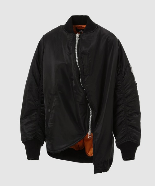 ANREALAGE(アンリアレイジ)の「BALL MA-1(NYLON)(MA-1・メンズ・カーキ/ブラック・48/46/38)」の2枚目の写真