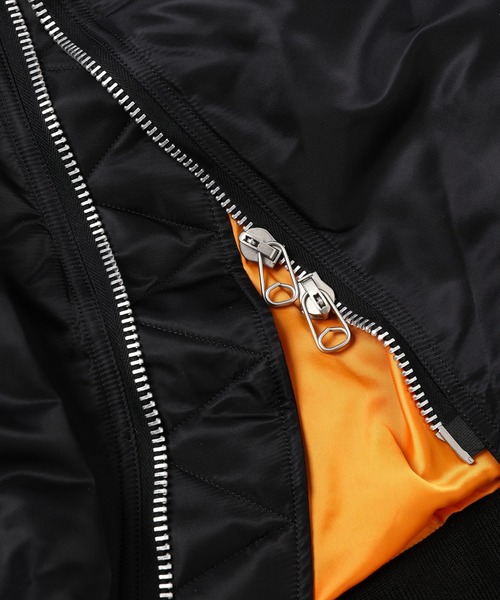 ANREALAGE(アンリアレイジ)の「BALL MA-1(NYLON)(MA-1・メンズ・カーキ/ブラック・48/46/38)」の7枚目の写真