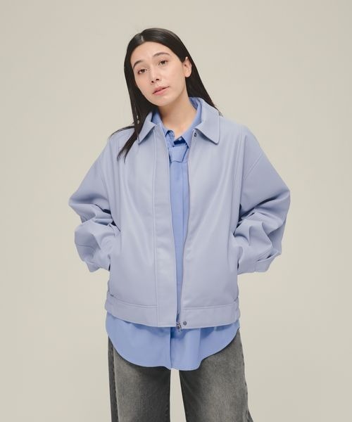 eL（エル）の「【eL】Long Tie Shirt/287444（シャツ/ブラウス・レディース・ホワイト/ブルー・FREE）」の11枚目の写真