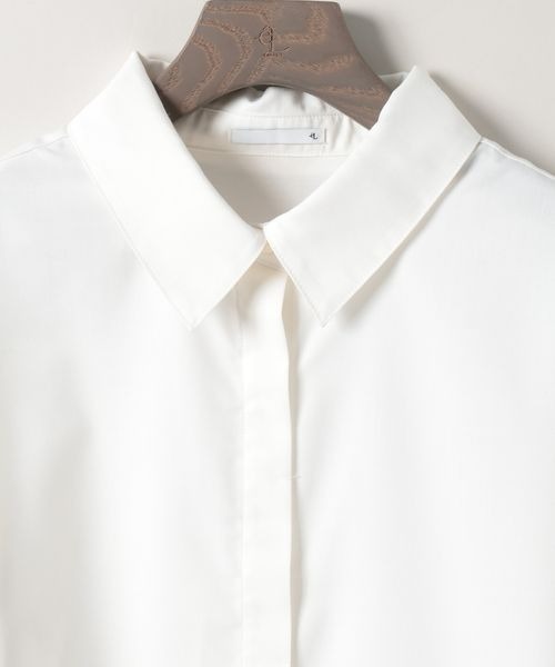 eL（エル）の「【eL】Long Tie Shirt/287444（シャツ/ブラウス・レディース・ホワイト/ブルー・FREE）」の16枚目の写真