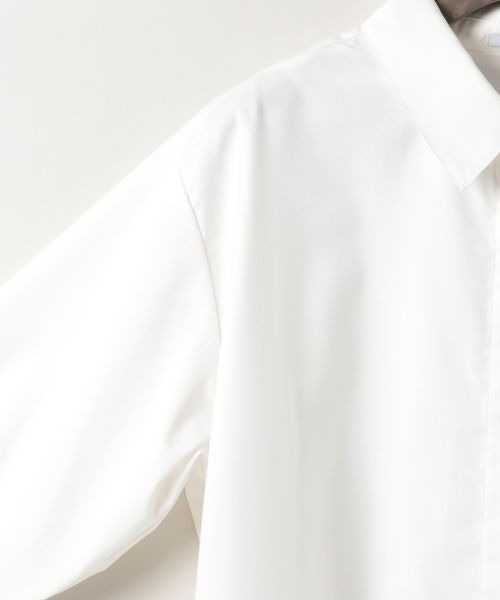 eL（エル）の「【eL】Long Tie Shirt/287444（シャツ/ブラウス・レディース・ホワイト/ブルー・FREE）」の18枚目の写真