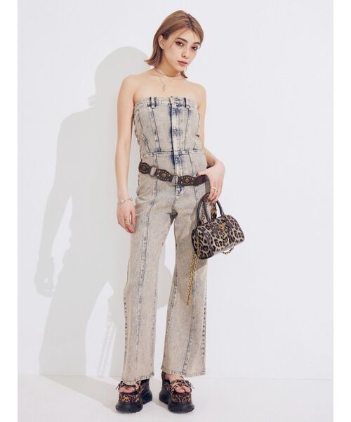 EVRIS（エヴリス）の「スタッズモチーフワイドベルト（ベルト・レディース・ブラウン/ブラック・FREE）」の16枚目の写真