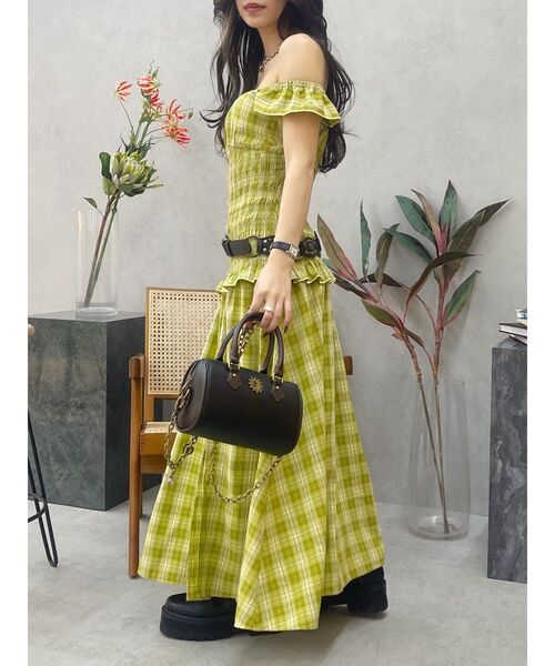 EVRIS（エヴリス）の「スタッズモチーフワイドベルト（ベルト・レディース・ブラウン/ブラック・FREE）」の22枚目の写真