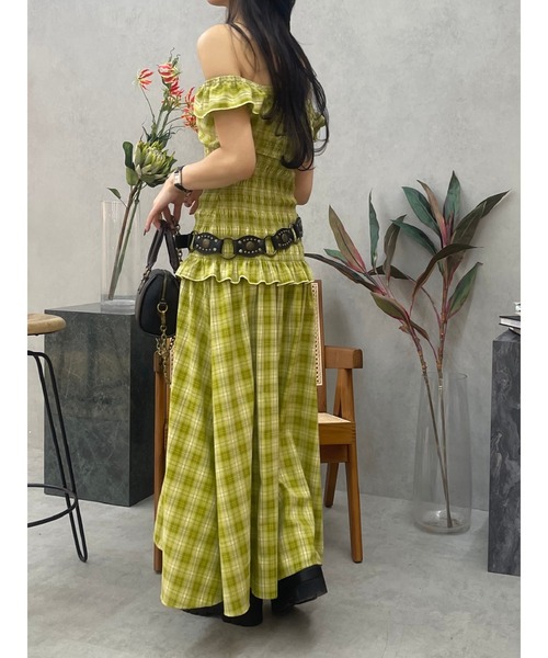 EVRIS（エヴリス）の「スタッズモチーフワイドベルト（ベルト・レディース・ブラウン/ブラック・FREE）」の10枚目の写真