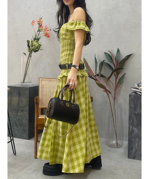 EVRIS（エヴリス）の「スタッズモチーフワイドベルト（ベルト・レディース・ブラウン/ブラック・FREE）」の11枚目の写真