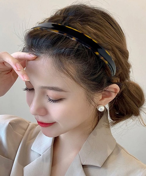 NOLITA LABORATORY(ノリータラボラトリー)の「【 NOLITA / ノリータ 】シンプル フレンチレトロムード ヘアバンド カチューシャ(カチューシャ・レディース・ブラウン/ブラック/オフホワイト・FREE)」の11枚目の写真