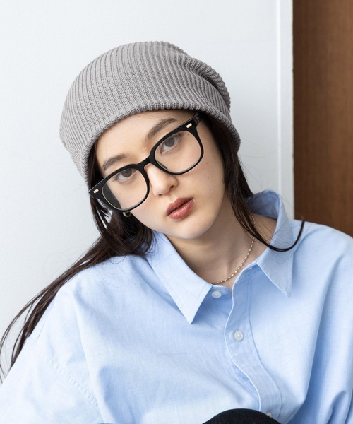 RAGEBLUE(レイジブルー)の「カラービーニー(ニットキャップ/ビーニー・レディース・ブラック/その他22/ベージュ/グレー/ピンク/ブルー・FREE)」の3枚目の写真