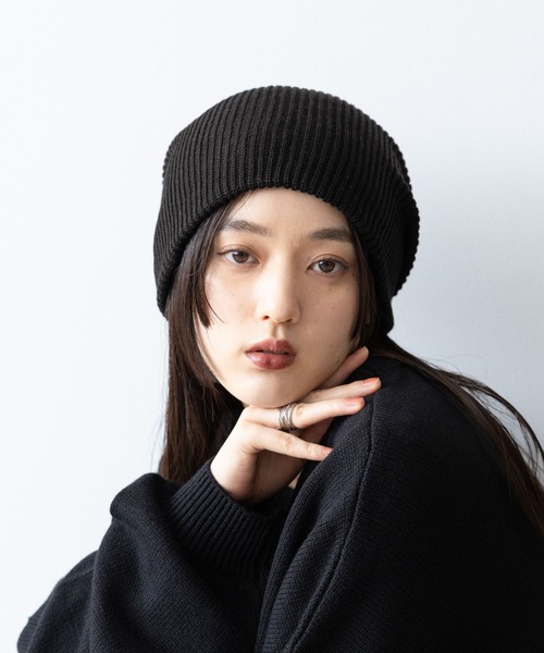 RAGEBLUE(レイジブルー)の「カラービーニー(ニットキャップ/ビーニー・レディース・ブラック/その他22/ベージュ/グレー/ピンク/ブルー・FREE)」の2枚目の写真