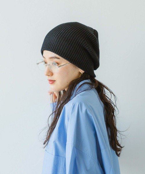 RAGEBLUE(レイジブルー)の「カラービーニー(ニットキャップ/ビーニー・レディース・ブラック/その他22/ベージュ/グレー/ピンク/ブルー・FREE)」の7枚目の写真