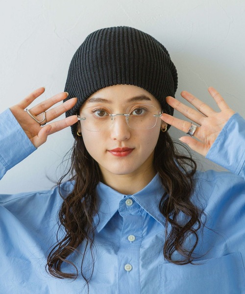 RAGEBLUE(レイジブルー)の「カラービーニー(ニットキャップ/ビーニー・レディース・ブラック/その他22/ベージュ/グレー/ピンク/ブルー・FREE)」の8枚目の写真