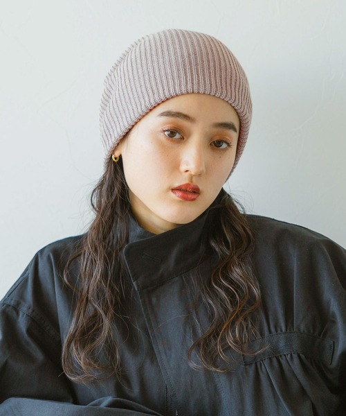 RAGEBLUE(レイジブルー)の「カラービーニー(ニットキャップ/ビーニー・レディース・ブラック/その他22/ベージュ/グレー/ピンク/ブルー・FREE)」の10枚目の写真