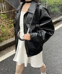 ふんわりフレアミニワンピ