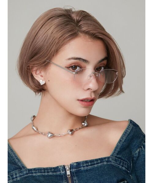 EVRIS（エヴリス）の「クリアレンズサングラス（サングラス・レディース・シルバー・FREE）」の12枚目の写真