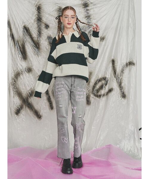 EVRIS（エヴリス）の「クリアレンズサングラス（サングラス・レディース・シルバー・FREE）」の3枚目の写真