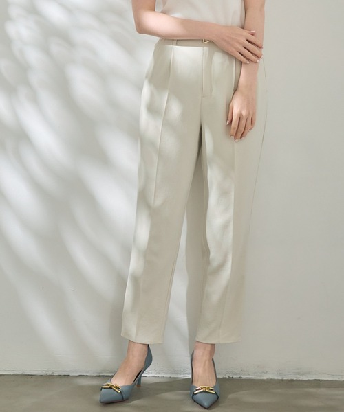 12Twelve Agenda(トゥエルブ アジェンダ)の「ウォッシャブルテーパードパンツ(その他パンツ・レディース・アイボリー/グレイッシュベージュ/チャコールグレー・S/M)」の4枚目の写真