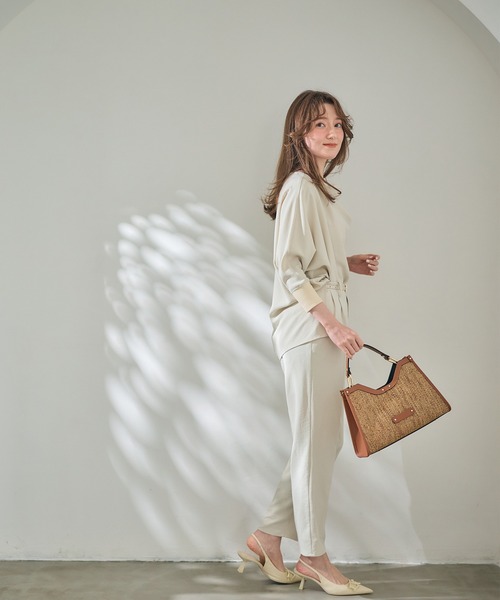 12Twelve Agenda(トゥエルブ アジェンダ)の「ウォッシャブルテーパードパンツ(その他パンツ・レディース・アイボリー/グレイッシュベージュ/チャコールグレー・S/M)」の10枚目の写真