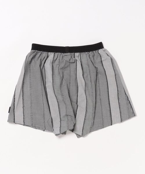 KID BLUE（キッドブルー）の「キッドブルー -ストライプギンガム -【メンズ】トランクス -MIBI526 -kidblue（トランクス・メンズ・サックスブルー/ブラック・M）」の3枚目の写真