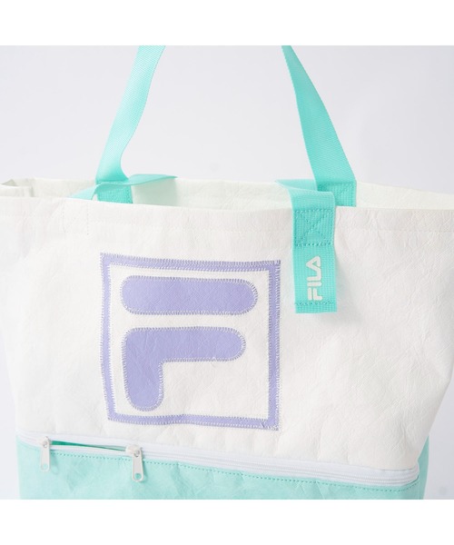 FILA VL9250 ベージュ トートバッグ FILA フィラ グレイッシュポケットトート 2wayトートバッグ