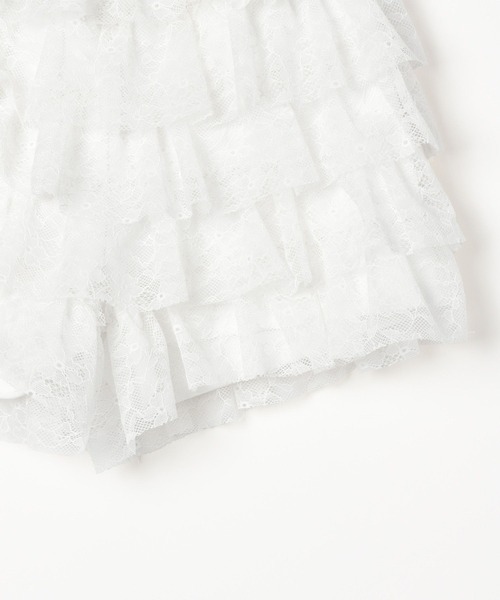 10C REPIPI（ジューシーレピピ）の「【10C REPIPI】ティアードレースキュロット（その他パンツ・キッズ・ブラック/ホワイト・120cm/130cm/110cm）」の14枚目の写真