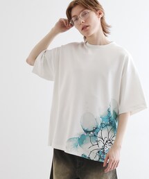 tk.TAKEO KIKUCHI | バブルアートフラワーTシャツ(Tシャツ/カットソー)