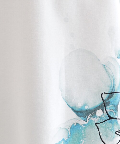 tk.TAKEO KIKUCHI（ティーケータケオキクチ）の「バブルアートフラワーTシャツ（Tシャツ/カットソー・メンズ・ホワイト/ネイビー/ブラック・03/02）」の16枚目の写真