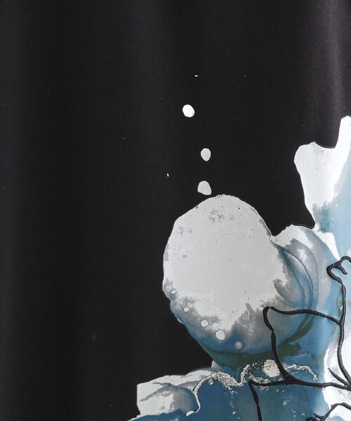 tk.TAKEO KIKUCHI（ティーケータケオキクチ）の「バブルアートフラワーTシャツ（Tシャツ/カットソー・メンズ・ホワイト/ネイビー/ブラック・03/02）」の13枚目の写真