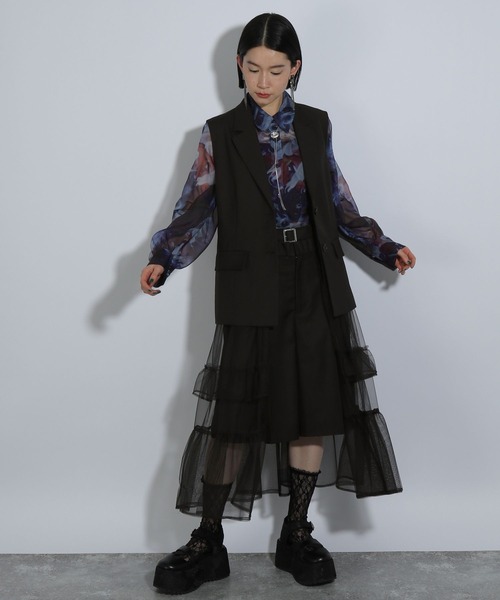 HARE 2WAYジレワンピース ブラック 2WAYジレワンピース(HARE)（ワンピース）｜HARE（ハレ）の