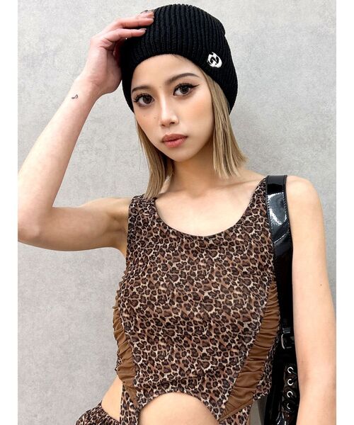 GYDA（ジェイダ）の「GD embroidery ニットCAP（ニットキャップ/ビーニー・レディース・ブラック・FREE）」の20枚目の写真