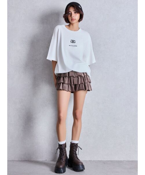 GYDA（ジェイダ）の「GD embroidery ニットCAP（ニットキャップ/ビーニー・レディース・ブラック・FREE）」の3枚目の写真