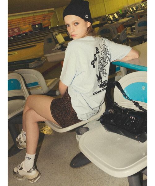 GYDA（ジェイダ）の「GD embroidery ニットCAP（ニットキャップ/ビーニー・レディース・ブラック・FREE）」の7枚目の写真