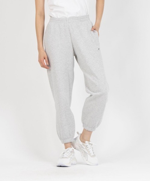 Reebok(リーボック)の「スタジオ スタイル ジョガー / STUDIO STYLE JOGGER(スウェットパンツ・レディース・ライトグレー/ブラック・MEDIUM/SMALL/X-LARGE/LARGE/X-SMALL)」の1枚目の写真