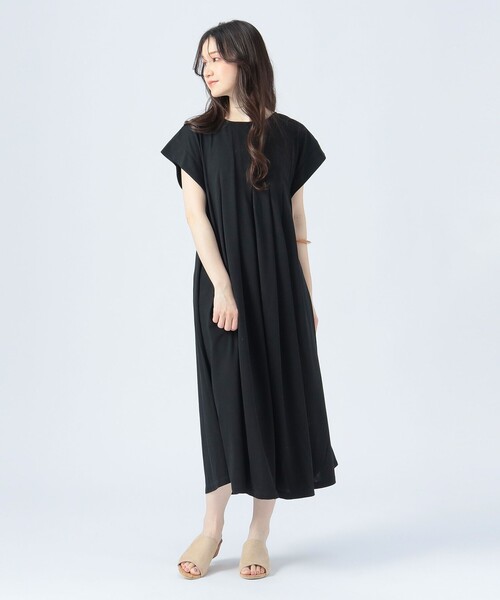 BEAMS HEART(ビームスハート)の「タック フレア ワンピース(ワンピース・レディース・ブラック/ブルー/ブラウン系その他4/レッド・FREE)」の11枚目の写真