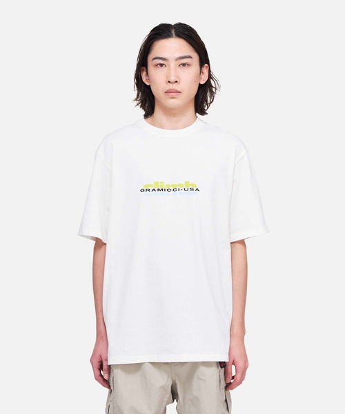 Gramicci(グラミチ)の「CLIMB TEE|クライムTシャツ(Tシャツ/カットソー・メンズ・ヘザーグレー/ブラック系その他/カーキ/ホワイト・S/M/L/XL/XXL)」の2枚目の写真
