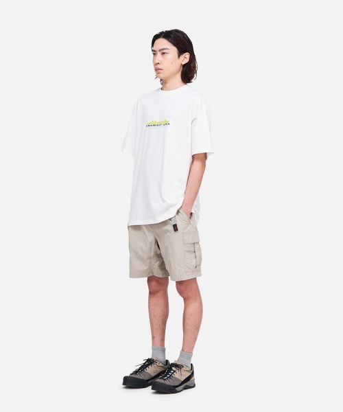 Gramicci(グラミチ)の「CLIMB TEE|クライムTシャツ(Tシャツ/カットソー・メンズ・ヘザーグレー/ブラック系その他/カーキ/ホワイト・S/M/L/XL/XXL)」の9枚目の写真