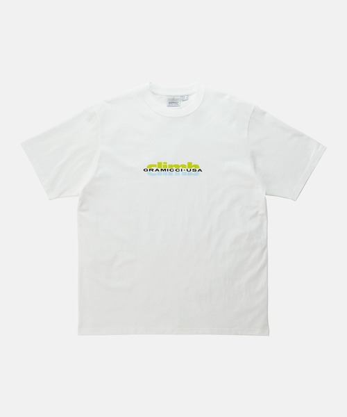 Gramicci(グラミチ)の「CLIMB TEE|クライムTシャツ(Tシャツ/カットソー・メンズ・ヘザーグレー/ブラック系その他/カーキ/ホワイト・S/M/L/XL/XXL)」の12枚目の写真