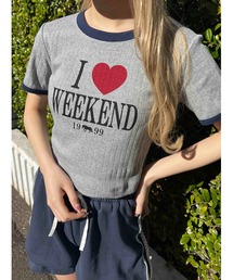 《ILOVEWEEKEND》Tシャツ