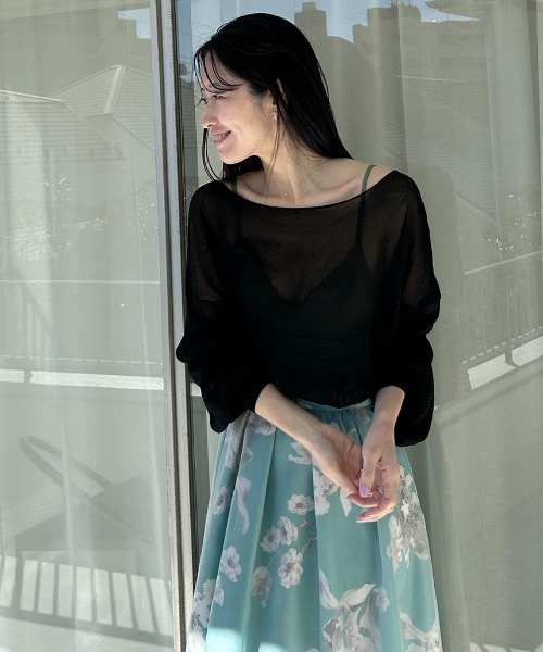 新品・未使用！【大草直子×UNDERSON UNDERSON】シアーニット 大草直子×UNDERSON UNDERSON】ボリュームシアーニット(ニット