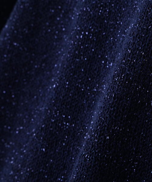 FREE'S MART（フリーズマート）の「◆ラメミックスパフスリーブニットカーディガン（ニット/セーター・レディース・ブラック/ネイビー/レッド/ホワイト・FREE）」の5枚目の写真