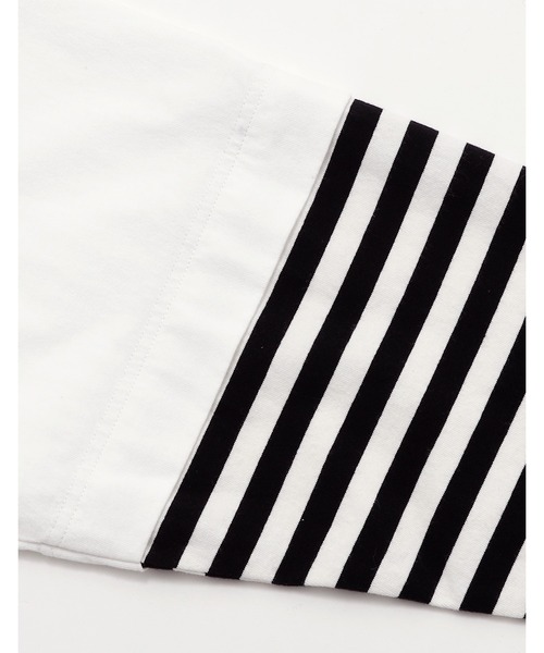 Little sunny bite(リトルサニーバイト)の「fake layered long tee(Tシャツ/カットソー・レディース・ブラック/ホワイト/ピンク・SMALL/MEDIUM)」の13枚目の写真