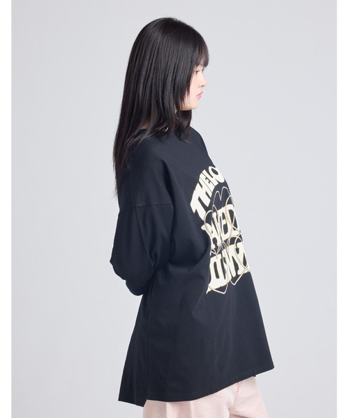 Little sunny bite(リトルサニーバイト)の「fake layered long tee(Tシャツ/カットソー・レディース・ブラック/ホワイト/ピンク・SMALL/MEDIUM)」の17枚目の写真