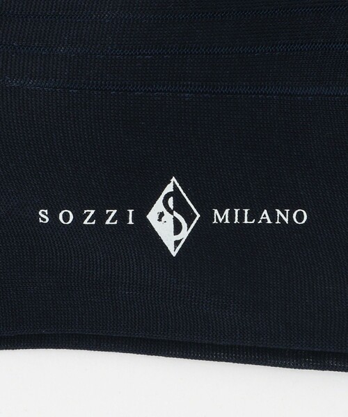 UNITED ARROWS（ユナイテッドアローズ）の「＜SOZZI＞ 2トーンカラー ハイソックス（ソックス/靴下・メンズ・グレー/ブラウン/ダークブラウン/ネイビー・FREE）」の5枚目の写真