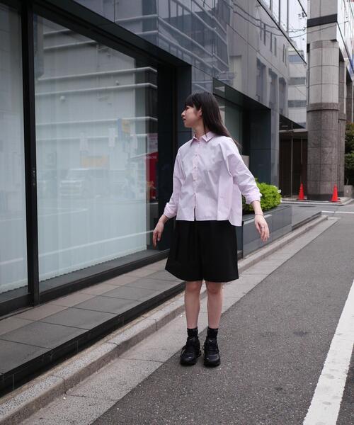 BEAVER（ビーバー）の「B omnivore/ビーオムニボー　PS BELT SHORTS PSベルトショーツ（その他パンツ・メンズ・チャコールグレー/ブラック・L/M）」の17枚目の写真