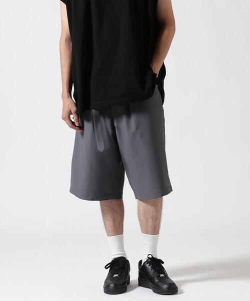 BEAVER（ビーバー）の「B omnivore/ビーオムニボー　PS BELT SHORTS PSベルトショーツ（その他パンツ・メンズ・チャコールグレー/ブラック・L/M）」の22枚目の写真