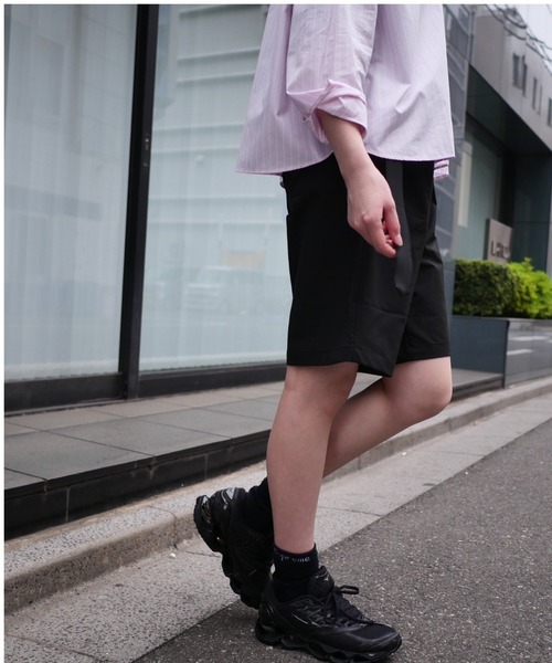 BEAVER（ビーバー）の「B omnivore/ビーオムニボー　PS BELT SHORTS PSベルトショーツ（その他パンツ・メンズ・チャコールグレー/ブラック・L/M）」の5枚目の写真